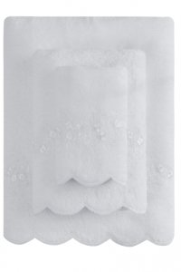 Soft Cotton Soft Cotton Dárkové balení ručníků a osušek SILVIA v luxusním dárkovém boxu Soft Cotton Dárkové balení ručníků a osušek SILVIA Bílá - 8698642060081