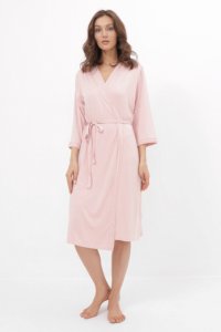 Soft Cotton Luisa Moretti Dámská bambusová košilka ERICA s županem Růžová L Luisa Moretti Dámská bambusová košilka ERICA s županem Růžová L - 8680404140995