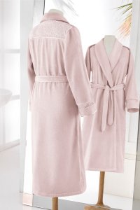 Soft Cotton Soft Cotton Dámský elegantní župan QUEEN v dárkovém balení Smetanová L - 8698642056527