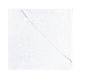 Dětská froté osuška s kapuckou 80x80cm 330g bílá