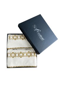 Soft Cotton Soft Cotton Dárkové balení ručníků a osušek MONDRIAN Smetanová - 8698642061843