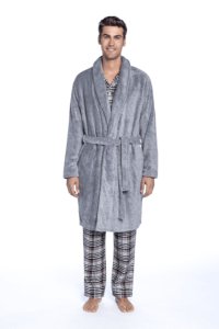 Soft Cotton GUASCH Pánský župan JACOB XXL &Scaron;edá GUASCH Pánský župan JACOB XXL &Scaron;edá - 8431204662220