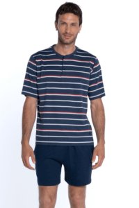 Soft Cotton GUASCH Pánské pyžamo GUSTAVO S Tmavě modrá GUASCH Pánské pyžamo GUSTAVO S Tmavě modrá - 8431204646336