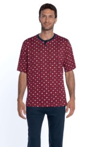 Soft Cotton GUASCH Pánské pyžamo DANIELE M červená GUASCH Pánské pyžamo DANIELE M červená - 8431204646428