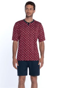 Soft Cotton GUASCH Pánské pyžamo SIMON XL červená GUASCH Pánské pyžamo SIMON XL červená - 8431204646237