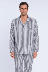 Soft Cotton GUASCH Pánské pyžamo ENRIQUE L &Scaron;edá GUASCH Pánské pyžamo ENRIQUE L &Scaron;edá - 8431204632209