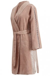 Soft Cotton Soft Cotton Dámský krátký župan SELYA L Bronzová - 8698642056770