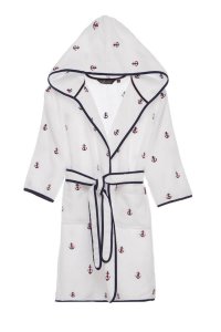 Soft Cotton Soft Cotton Dětský župan MARINE GIRL s kapucí v dárkovém balení 92 cm) Bílá - 8698642053465