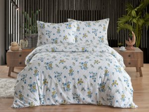 Povlečení francouzské krep 240x220, 70x90 Olivie blue