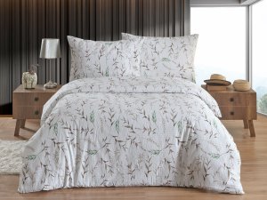 Povlečení francouzské krep 240x220, 70x90 Verona natur