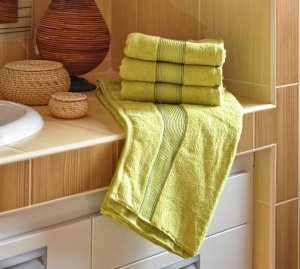 Polášek Holešov Dita kiwi 100% bavlna Zelená Ručník 50x100