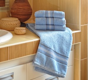 Polášek Holešov Dita modrá Osuška 70x140 100% bavlna Modrá