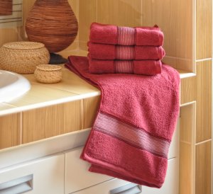 Polášek Holešov Dita vínová 100% bavlna Ručník 50x100 Vínová