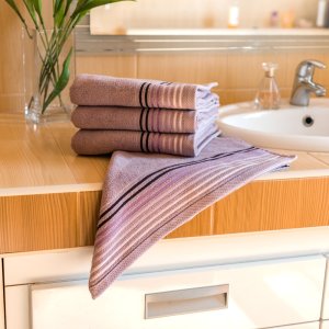 Polášek Holešov Katka lila 100% bavlna Fialová Ručník 50x100