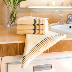 Polášek Holešov Katka cream 100% bavlna Smetanová Ručník 50x100