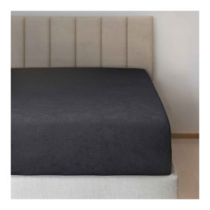 Polášek Holešov Froté prostěradlo č.62 antracit Šedá 85% bavlna + 15% polyamid 90x200 15 - 18 cm