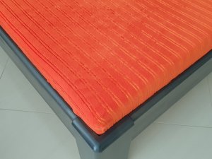 Polášek Holešov Prostěradlo MICRO PRUH č.32 cihlová 100% polyester 90x200