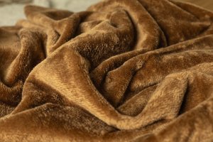 Polášek Holešov Metráž mikro oboustranné č.58 100% polyester Hnědá Mikro š.205 DEKA