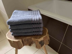 Polášek Laura Light grey 100% bavlna Šedá 50x100