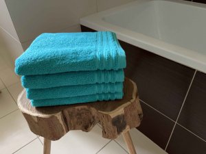 Polášek Laura Tyrkys 100% bavlna Modrá 50x100