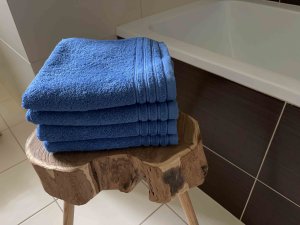 Polášek Laura Dark blue 100% bavlna Modrá 50x100