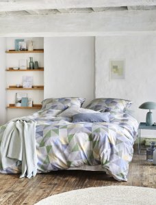 Irisette Povlečení krep Irisette 8509-30 100% bavlna Šedá geometrie 140x200 / 70x90