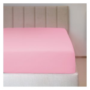 Polášek Holešov Jersey prostěradlo č.11 sv.růžová LYCRA 95% bavlna + 5% elastan Růžová 90x200 15 - 18 cm