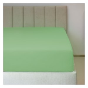 Polášek Holešov Jersey prostěradlo č.35 sv.zelená LYCRA Zelená 95% bavlna + 5% elastan 90x200 15 - 18 cm