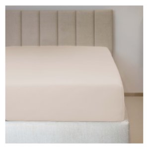 Polášek Holešov Jersey prostěradlo č.27 šampáňo LYCRA Béžová 95% bavlna + 5% elastan 90x200 15 - 18 cm