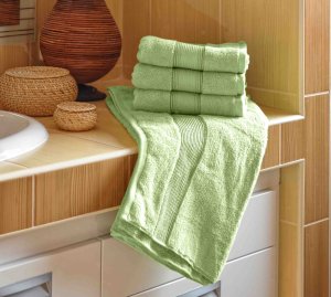 Polášek Holešov Dita zelená K-119 Osuška 70x140 100% bavlna Zelená