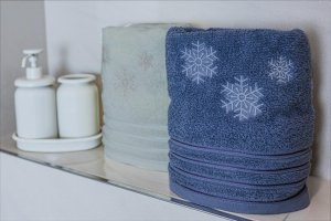 Polášek Holešov Set Laura 2x ručník vánoční vločka č.2 100% bavlna Set Laura 2x ručník