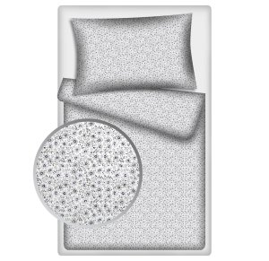 Polášek Holešov Povlečení bavlna 5752-28 100% bavlna květiny 140x200 / 70x90