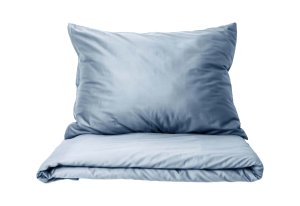 Polášek Povlečení bavlněný satén Light blue 434 100% bavlna Modrá 140x200 / 70x90