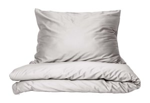 Polášek Povlečení bavlněný satén Silver 465 100% bavlna Šedá 140x200 / 70x90