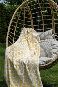 Polášek Holešov Plážová osuška č.14 100% bavlna Žlutá 100x180 cm