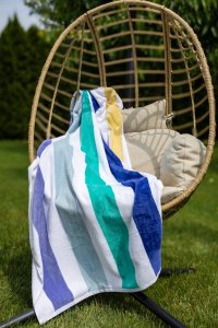 Polášek Holešov Plážová osuška č.20 100% bavlna Modrá 100x180 cm