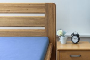 Polášek Holešov Prostěradlo bavlněné LUX do gumy č.4 100% bavlna Modrá 90x200