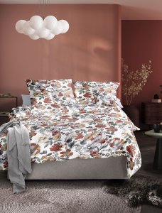 Irisette Povlečení Irisette satén 8623-60 100% bavlna květiny 140x200 / 70x90