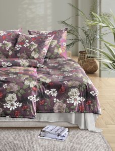 Irisette Povlečení Irisette satén 8625-90 100% bavlna květiny 140x200 / 70x90