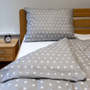Polášek Holešov Povlečení bavlna 5752-37 100% bavlna 140x200 / 70x90 hvězdy