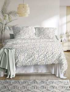 Irisette Povlečení krep Irisette 8665-60 100% bavlna květiny 140x200 / 70x90