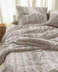 Polášek Povlečení Irisette satén 8567-80 100% bavlna květiny 140x200 / 70x90