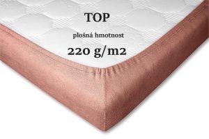 Froté prostěradlo béžové