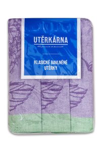 Kuchyňské utěrky Extra savé Hortenzie 50x70 cm, 3 ks