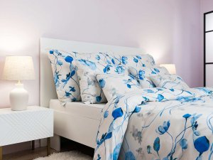 Povlak na polštář flanel Bloom elegance banán
