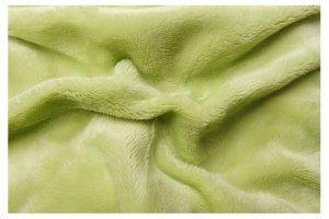 Prostěradlo mikroflanel pistáciové 90x200x20 cm