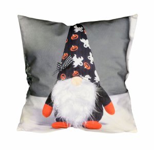 Vánoční povlak 3D Skřítek Halloween 6115M 40x40 cm