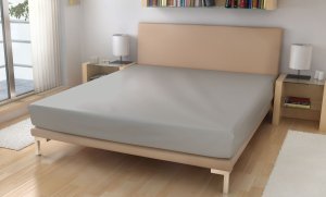 Polášek Holešov Prostěradlo jersey č.31 šedá 100% bavlna Šedá 90x200 15 - 18 cm