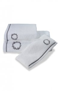 Soft Cotton Soft Cotton Dárkové balení ručníků a osušek SEHZADE Smetanová / zlatá výšivka - 8698642052970