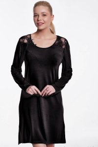 Soft Cotton Luisa Moretti Dámská bambusová košilka ANNA Borůvková M - 8680404112183
